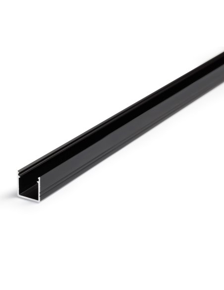 Profile LED Fin10 Noir 2000mm