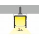 Profile LED Fin10 Blanc 2000mm
