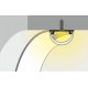 Profile LED Courbe ALU Blanc 1000mm