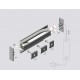 Profile Led Arriere Alu Blanc 2000mm