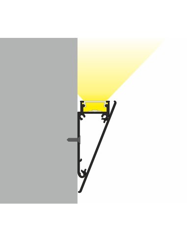 Profile LED Mur ALU Brut 1000mm