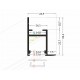 Profilé LED Cadre14 Alu Brut 2000mm