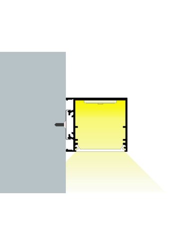 Profilé LUMI30-03 Anodisé 1000mm