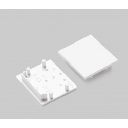 Terminaison Profile LED LUMI30-02 blanc