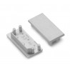 Terminaison Profile LED LUMI30-04 Gris