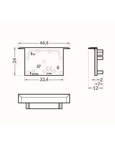 Terminaison LUMI30-07 Argent 2