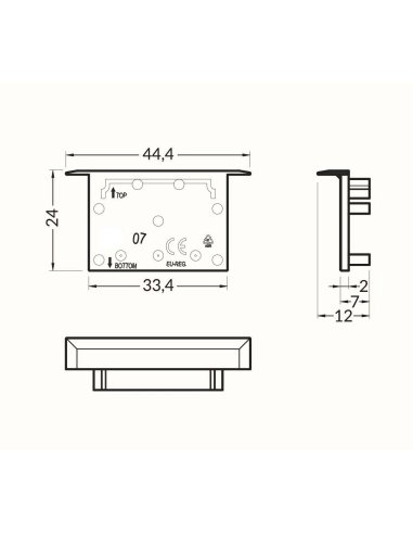 Terminaison LUMI30-07 Argent