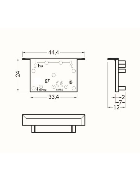 Terminaison LUMI30-07 Argent