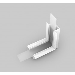 connecteur LUMI30-05 90 deg d'inclinaison Blanc