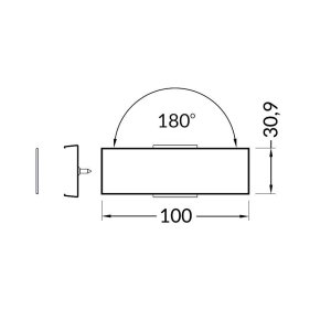 connecteur LUMI30-07 180 deg BRUT