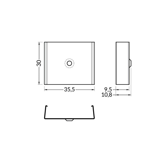 Support Souple Cône Inox U9