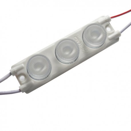 LED Module 2,5W 12V 10°x65° 3LED 2835 6000-7000°K IP67