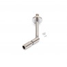 TUBE-8 Support articulé Traversant 100mm