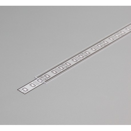 Diffuseur PROFILE LED Type J - 12,4mm - Transparent - 1000mm