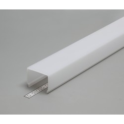 Diffuseur Pofilé LED Clip E9 Blanc 1000mm