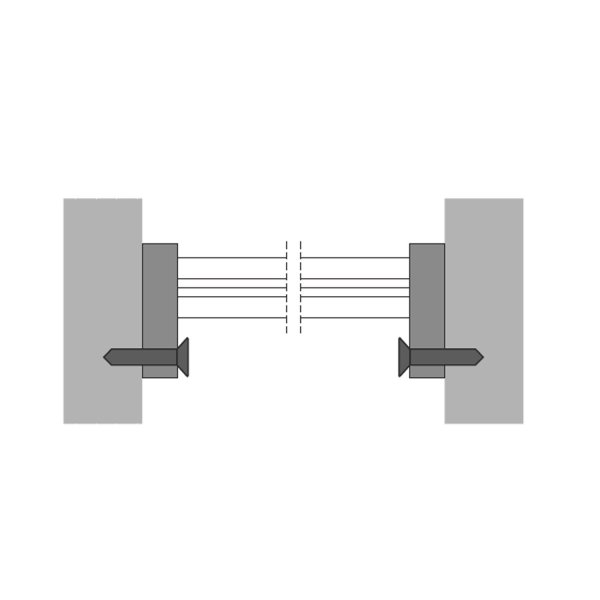 Support de Montage Bout Profilé PLAT10 (x2)