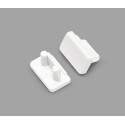 Terminaison Profilé LED Fin8 Blanc (x2)