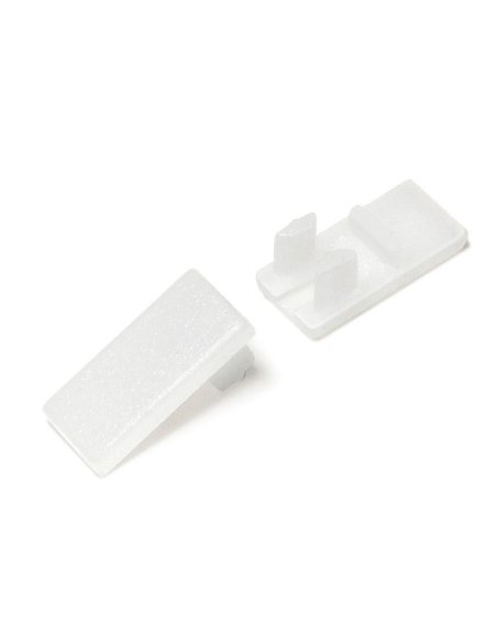 Terminaison Profilé LED Href Blanc (x2)