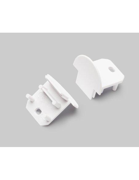 Terminaison Profilé LED Profond blanc (x2)