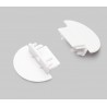 Terminaison Profilé LED Rainure10 Blanc (x2)