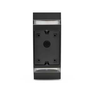 Applique murale Gris Anthracite Double GU10 Arrondie IP54