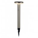 Potelet Solaire Piquet + Détecteur 4.4W Alu Brossé 3000°K 500mm