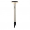 Potelet Solaire Piquet + Détecteur 4.4W Alu Brossé 3000°K 500mm