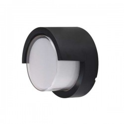 Applique Murale LED Ronde Noire 15W 4200°K 1500Lm IP65