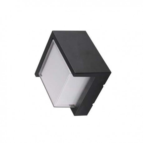 Applique Murale LED Carré Noire 15W 4200°K 1500Lm IP65