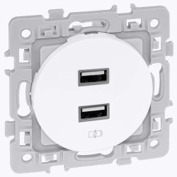 SQUARE chargeur Double USB 5V