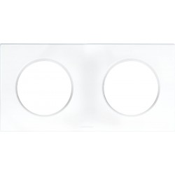 SQUARE PLAQUE BLC 2P entr.71mm