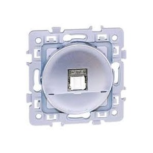 SQUARE RJ 45 CAT6A STP SILVER