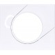 COMETE Plaque 1 poste Classic White