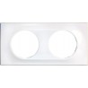 COMETE Plaque 2 postes Classic White