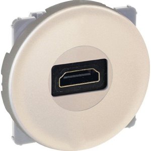 COMETE Prise HDMI TITANE 