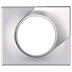 COMETE Plaque 1 poste SILVER