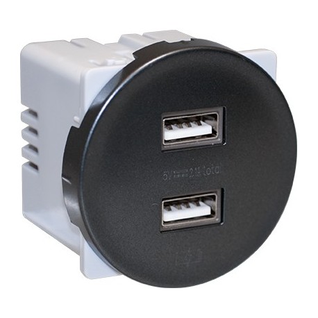 COMETE Prise double USB VULCAIN 