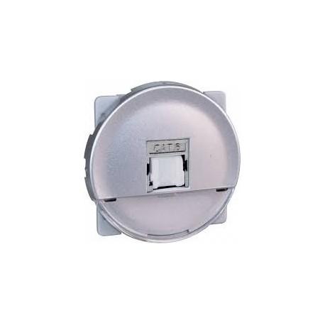 COMETE Prise RJ45 Multimédia STP Cat.6A Grade 3 SILVER 