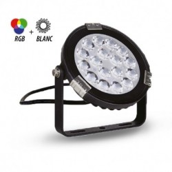 PROJECTEUR LED 9 W RGB + CCT NOIR IP66 RF