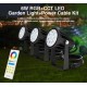 Lot 3 x PROJECT LED 6 W RGB + CCT NOIR IP66 RF 24VDC + Alim + Câbles + Télécommande