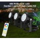 Lot 3 x SPOTS LED 6 W RGB + CCT NOIR IP66 RF 24VDC + Alim + Câbles + Télécommande