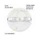 Plafonnier LED BLANC Ø170 ROND 12 Watt CCT DIMMABLE