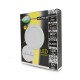 Plafonnier LED BLANC Ø170 ROND 12 Watt CCT