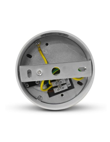 Support de Spot GU10 Saillie - Cylindre Blanc/Doré