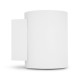 Applique murale LED G9 x 1 Blanc / Doré Cylindrique IP20