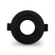 SUPPORT DE SPOT ROND Orientable Noir Ø90mm