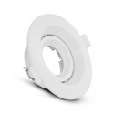 SUPPORT DE SPOT Rond Basse Luminance Orientable Blanc Ø110mm
