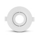 SUPPORT DE SPOT Rond Basse Luminance Orientable Blanc Ø110mm