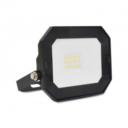 Projecteur LED Noir - Plat - 10 WATT, 4000K°, IP65 sans câble