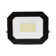Projecteur LED Noir - Plat - 30 WATT, 4000K°, IP65 sans câble
